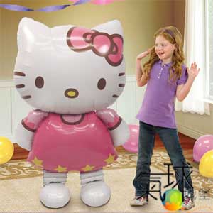 016.142-AWK: 站立凱蒂貓Hello Kitty(76公分寬*127公分高)全身造型/充氦氣站立1400元