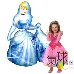 016.139-AWK:辛蒂瑞拉(灰姑娘)Cinderella(76公分寬*121公分高)全身造型/充氦氣站立1400元