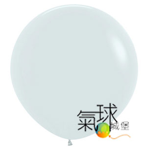 18.005-18吋/45公分圓球白色 Fashion Solid White (充氣後形狀比較圓)每個