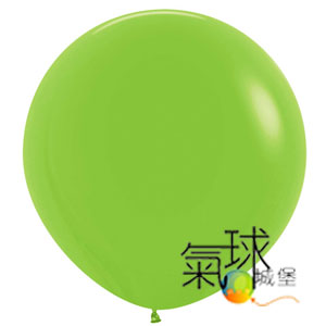 18.031-18吋/45公分圓球萊姆綠色 Lime Green  (充氣後形狀比較圓)每個