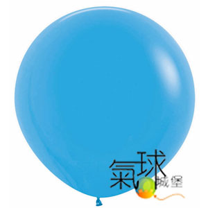 18.040-18吋/45公分圓球淺藍色 Fashion Solid Blue (充氣後形狀比較圓) 每個
