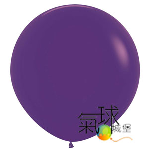 18.051-18吋/45公分圓球深紫色 Fashion Solid Violet (充氣後形狀比較圓)每個