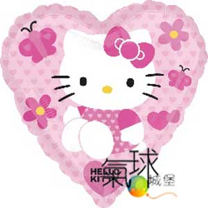 140-18"心形Hello Kitty/Hello Kitty Heart/含充氣空飄150元
