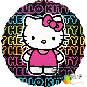 129-81公分32"圓形凱蒂貓Hello Kitty Tween /充氦氣空飄400元