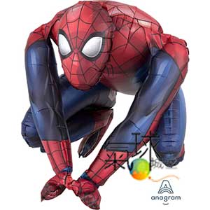016.108-AWK:迷你站立-蜘蛛人38公分寬 38公分高直接灌空氣(迪士尼卡通)(不含氣體)(有)