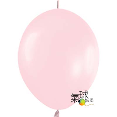 10-6吋 連結球-珍珠粉紅色/原裝包每包100顆