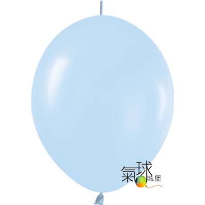 24-12吋 連結球-珍珠淺藍色/分裝包每包10顆(最適合DIY免用氦氣)