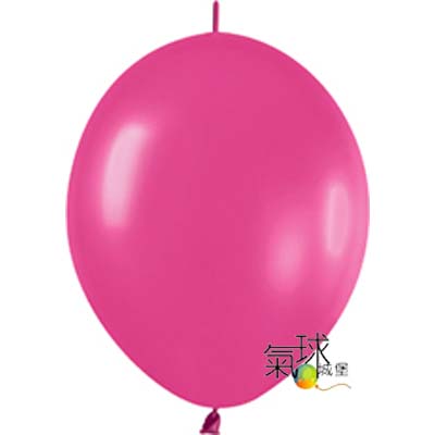 18-12吋 連結球-珍珠桃紅色/分裝包每包10顆(最適合DIY免用氦氣)