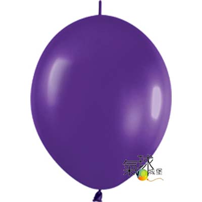 11-12吋 連結球-珍珠深紫色/原裝包每包100顆(最適合DIY免用氦氣)