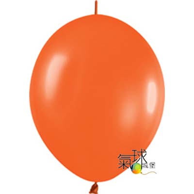 02-6吋 連結球-珍珠 橘色/原裝包每包100顆