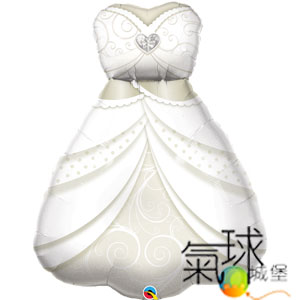 001.165-38"/96公分-造型-新娘的婚紗/含充氦氣空飄450元*