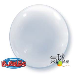 81-20吋/51公分裝飾用透明素面球 CLEAR 充氦氣280元/室內空飄2至4星期