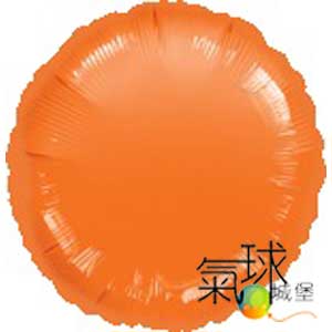 66-18 吋圓型橘色Metallic Orange(一袋兩個價)/充氦氣空飄每顆130元
