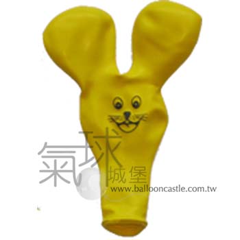 003-1兔型氣球(混合色)100顆/包