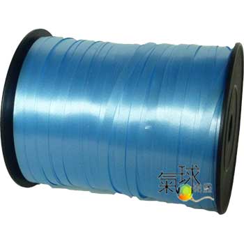 19-素面緞帶氣球繩-淺藍色(5米厘寬，長度500碼=450公尺)空飄氣球及各種固定裝飾用