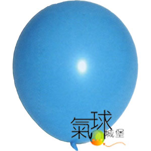 06-11吋糖果色圓球-06淺藍  /專業級佈置用氣球, 色彩飽滿如糖果, 色彩種類多可供選擇.吹大後尺寸:直徑28公分(11吋)/每包100顆.